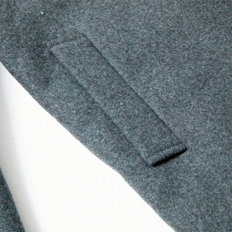 Men's Short Denmark Wool Overcoat | Relvorn