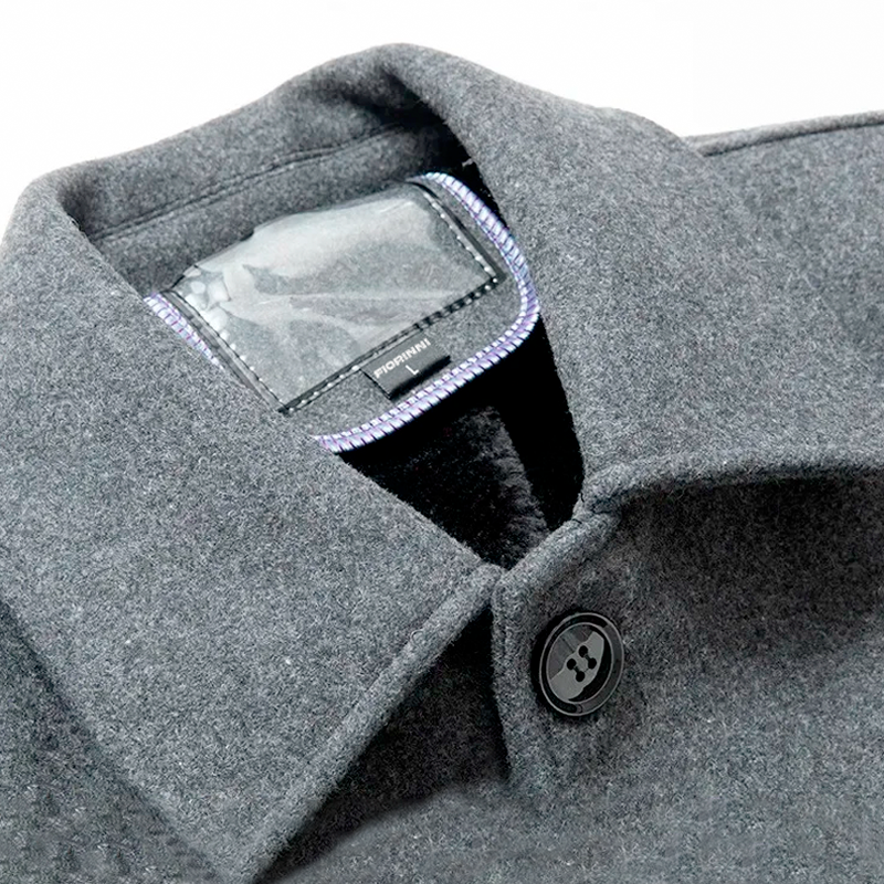 Men's Short Denmark Wool Overcoat | Relvorn