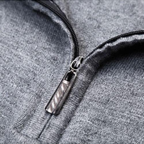 Chandail quart de zip à col montant Eston pour homme | Relvorn