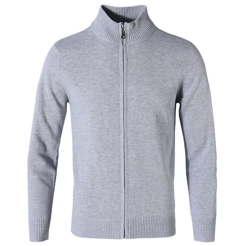 Men's High Collar Quarter-Zip Sweater | Relvorn