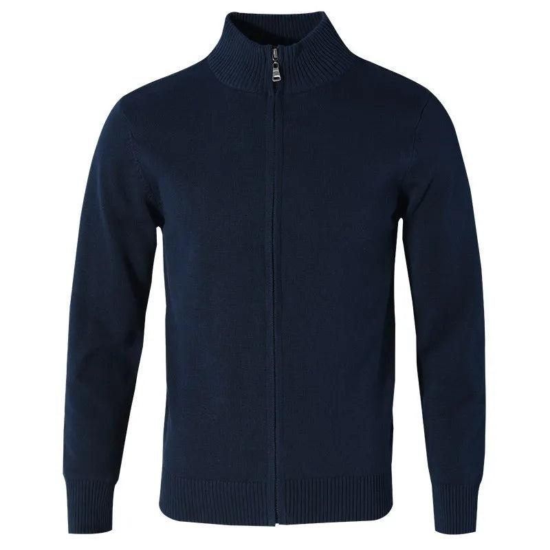 Men's High Collar Quarter-Zip Sweater | Relvorn