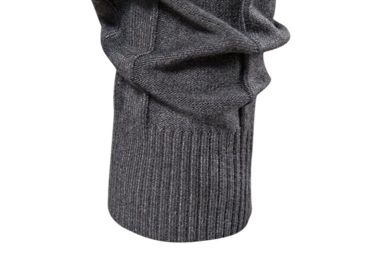 Men's High Collar with Structured Fit Sweater | Relvorn