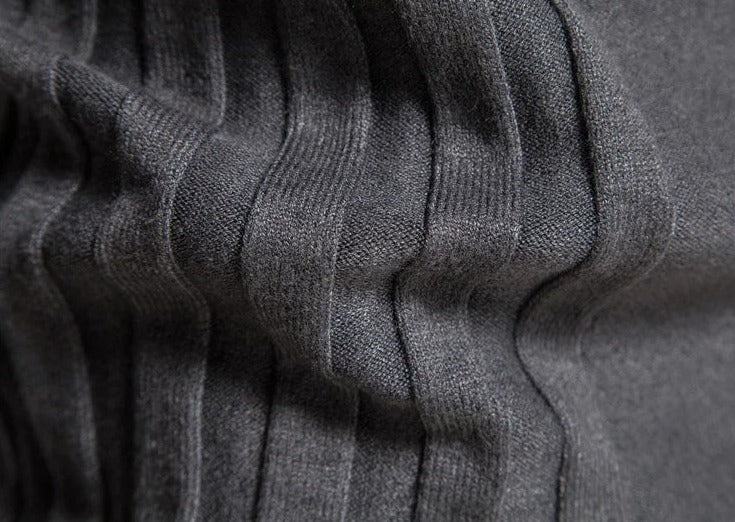 Men's High Collar with Structured Fit Sweater | Relvorn