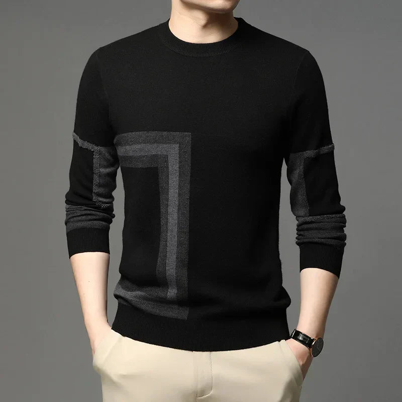Men's Atlas Geometric Pattern Sweater | Relvorn