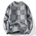 Pull en maille quadrillée Relevo pour homme | Relvorn