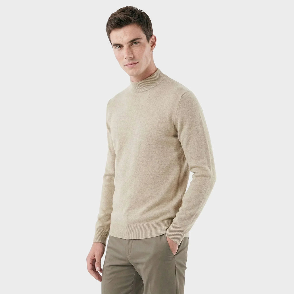 Men's High Collar Classic Sweater | Relvorn
