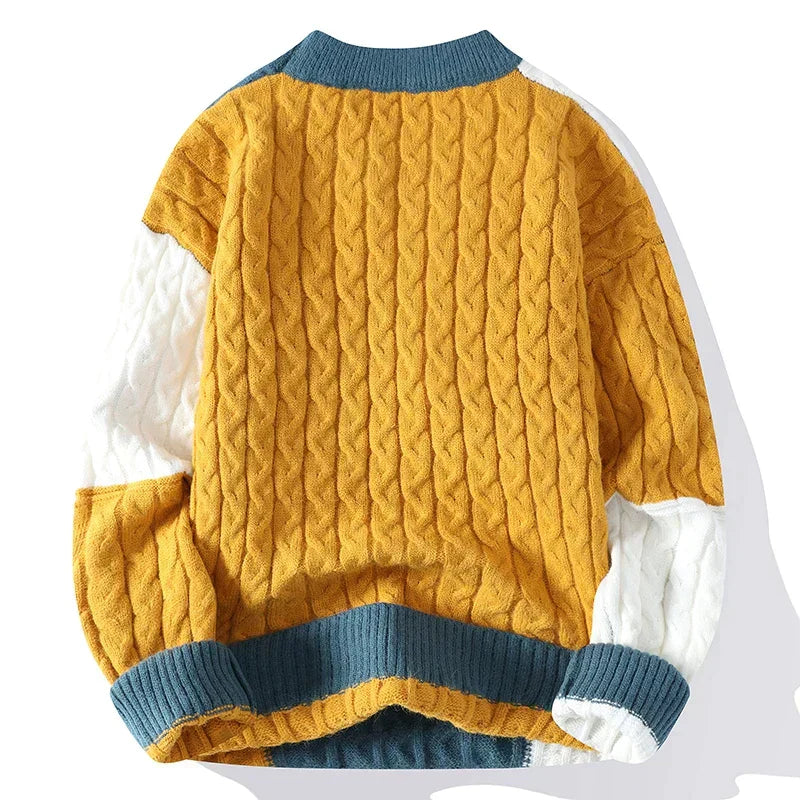Chandail décontracté léger en tricot pour homme | Relvorn