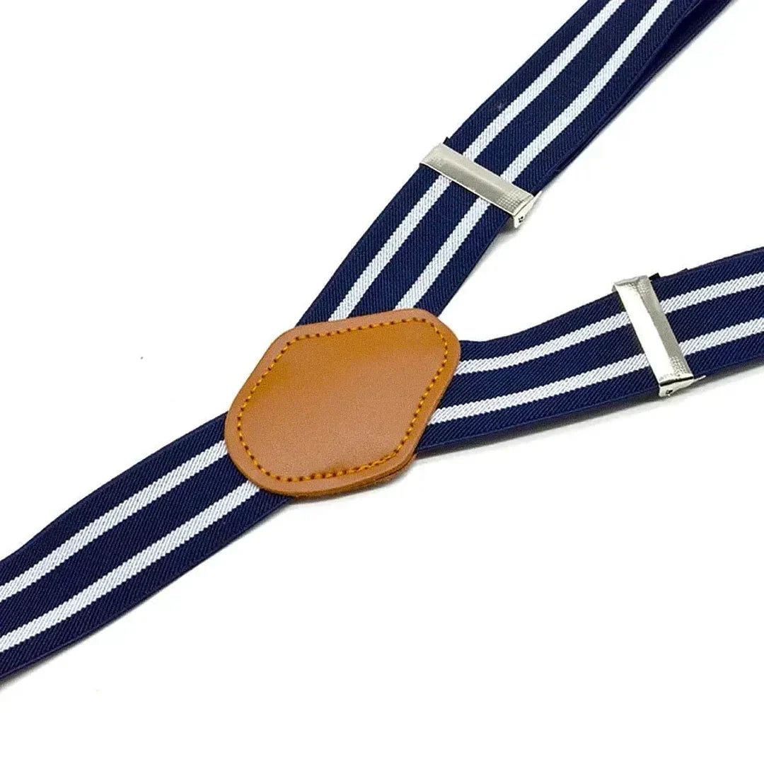 Men's Striped Suspenders | Relvorn