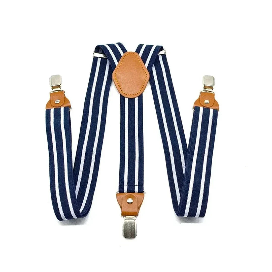 Men's Striped Suspenders | Relvorn