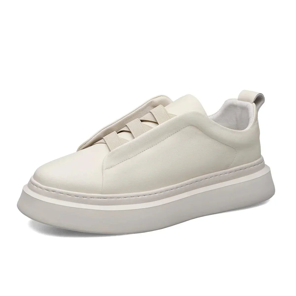 Men's Casual Leather Amsterdam Trainers | Relvorn