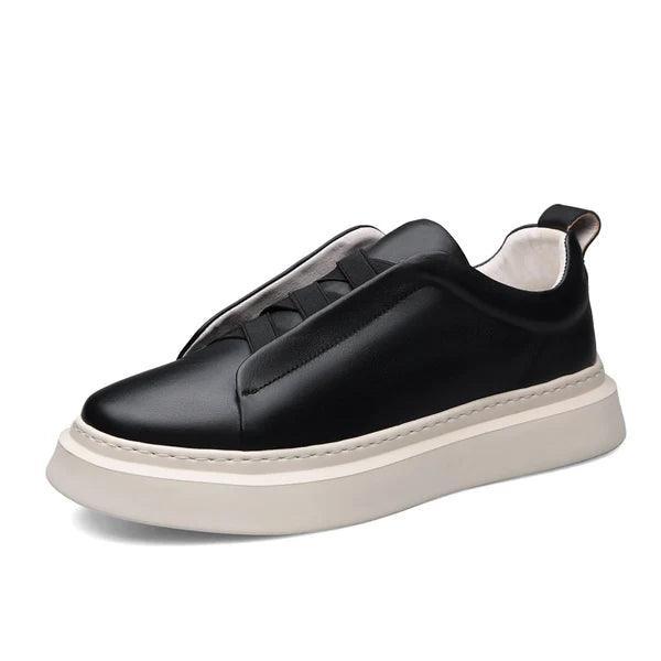 Men's Casual Leather Amsterdam Trainers | Relvorn