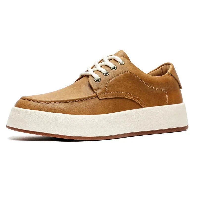 Men's Leather Romans Trainers | Relvorn