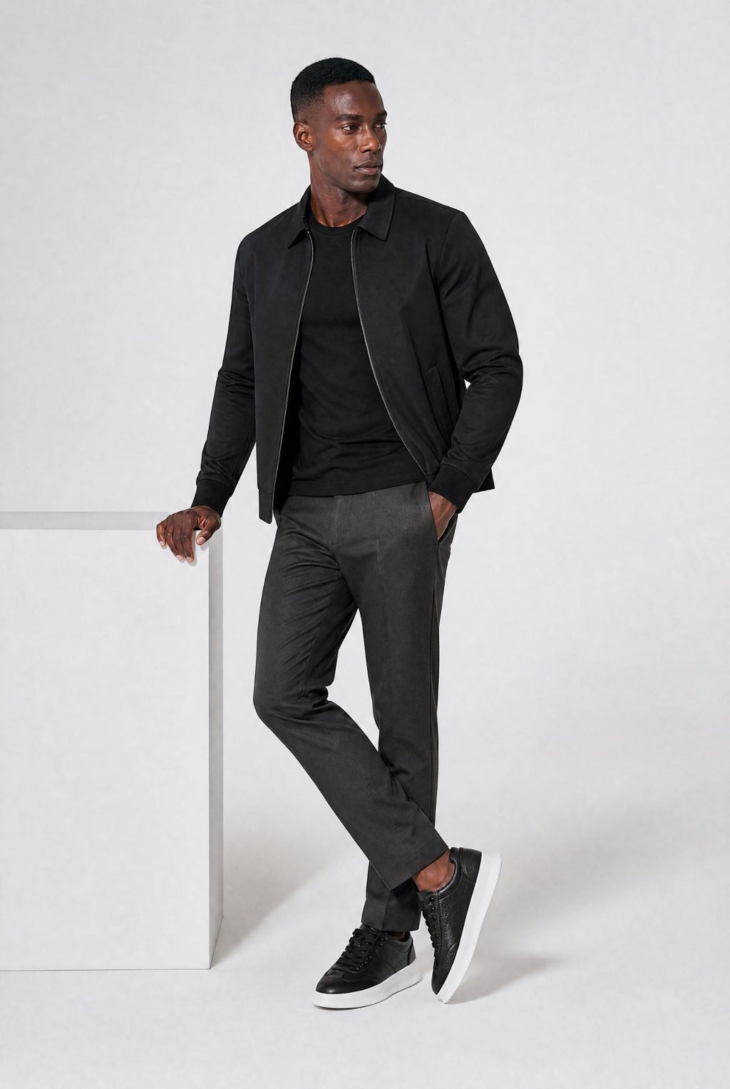 Men's Casual Leather Siena Trainers | Relvorn