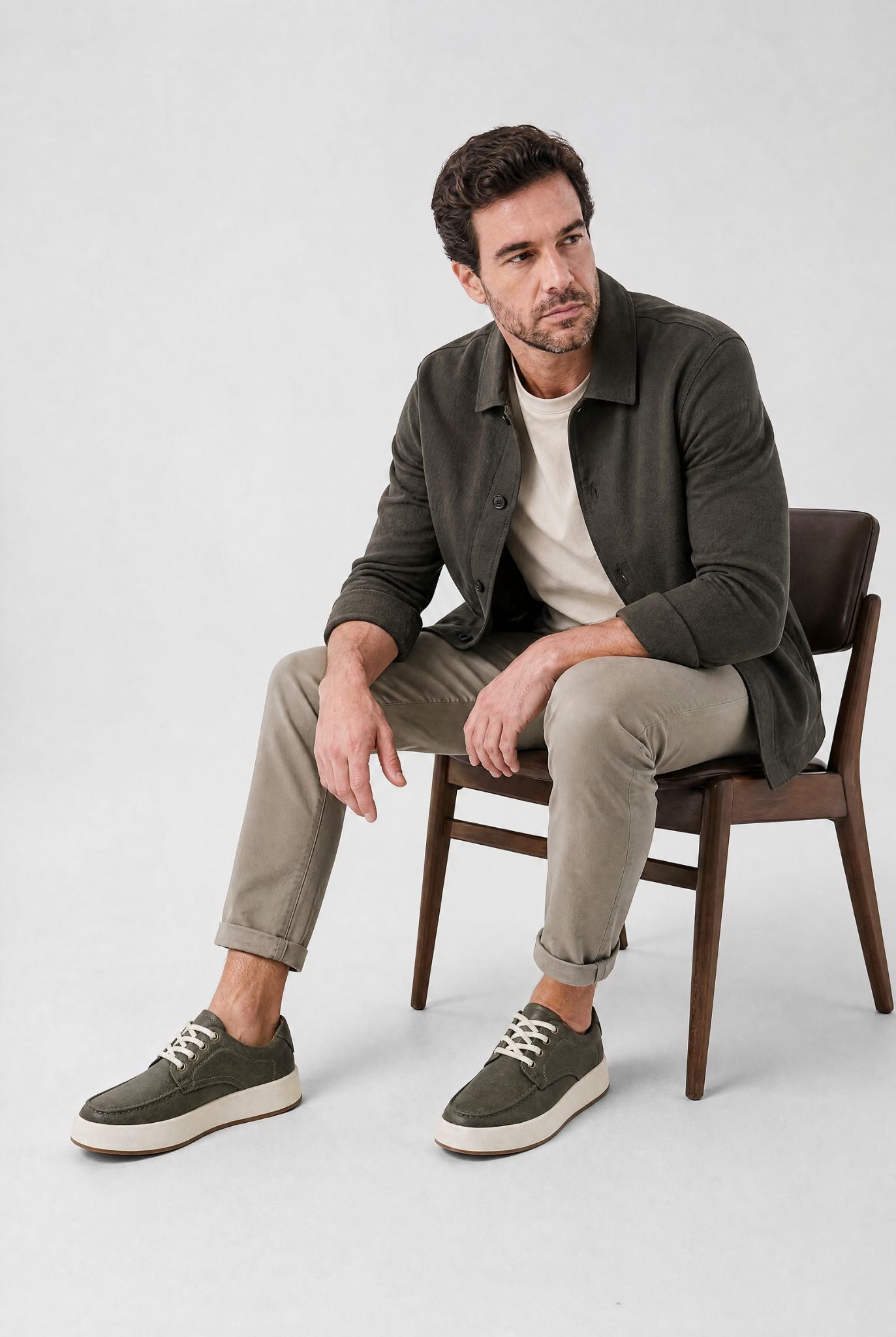 Men's Leather Romans Trainers | Relvorn