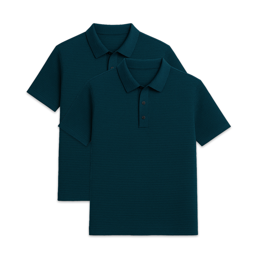 Set of 2 Men's Premium Tech Polo Shirts | Relvorn