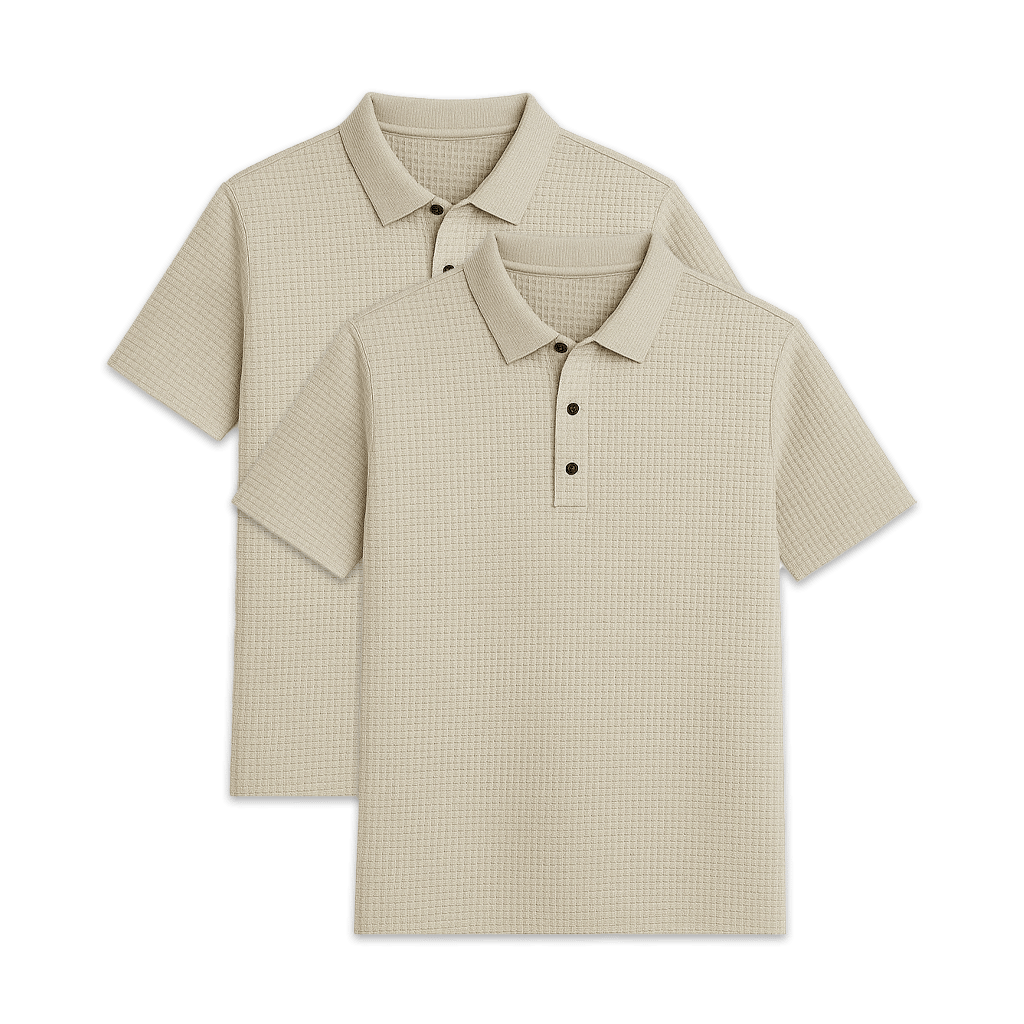 Set of 2 Men's Premium Tech Polo Shirts | Relvorn