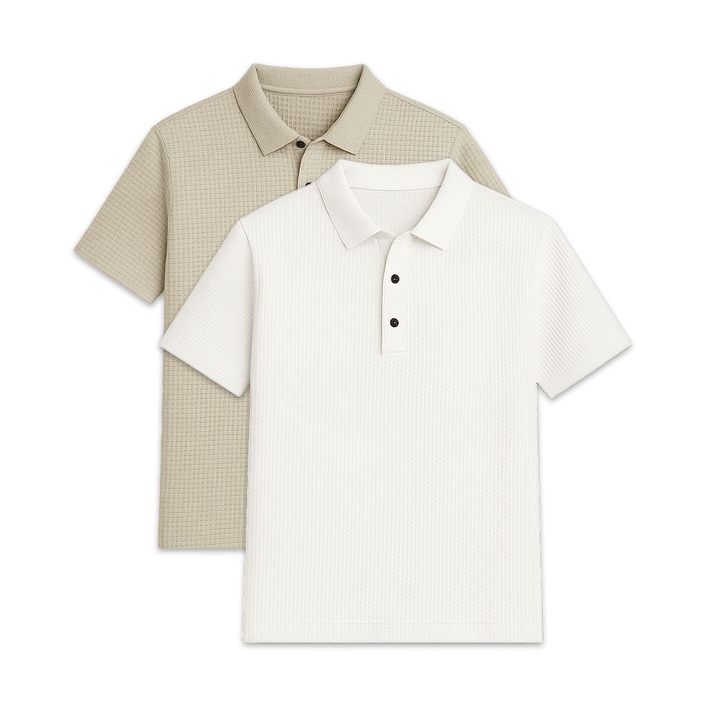 Set of 2 Men's Premium Tech Polo Shirts | Relvorn