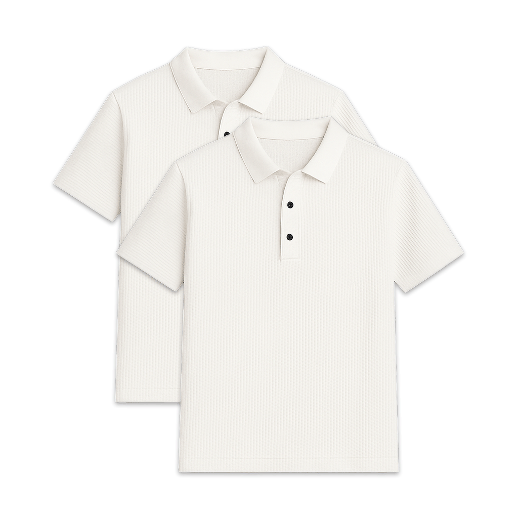 Set of 2 Men's Premium Tech Polo Shirts | Relvorn